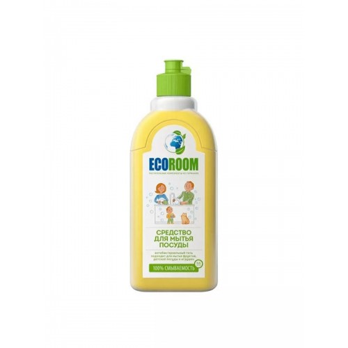 ECOROOM Средство для мытья посуды Лимон 500мл